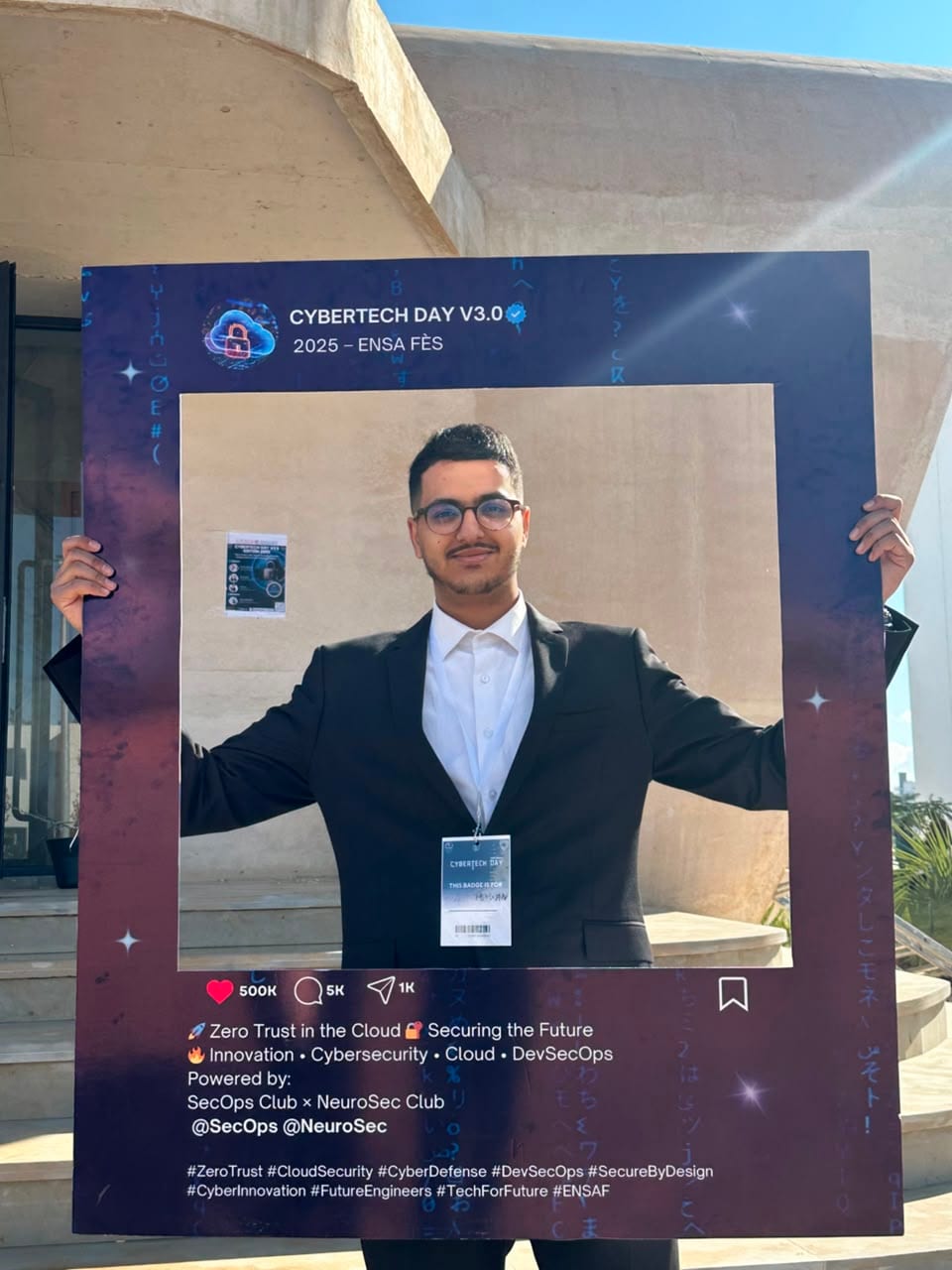 A participant at the SECOPS x Aramon ENSA Fès CTF.
